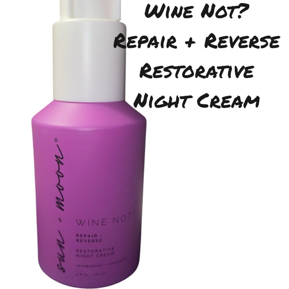 Sun + Moon  wine not? Repair + Reverse Restorative Night Cream case of 6
